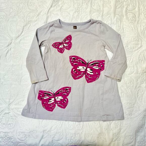 Tea Collection Butterfly Tunic Dress Size 12 months - Picture 2 of 10